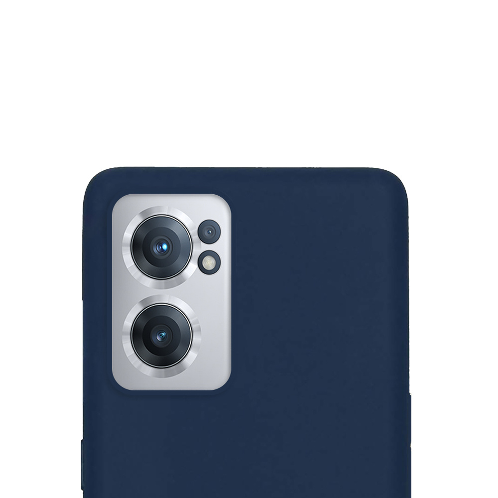 NoXx Hoes Geschikt voor OnePlus Nord CE 2 Hoesje Cover Siliconen Back Case Hoes - Donkerblauw