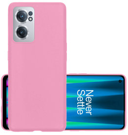 NoXx NoXx OnePlus Nord CE 2 Hoesje Siliconen - Lichtroze
