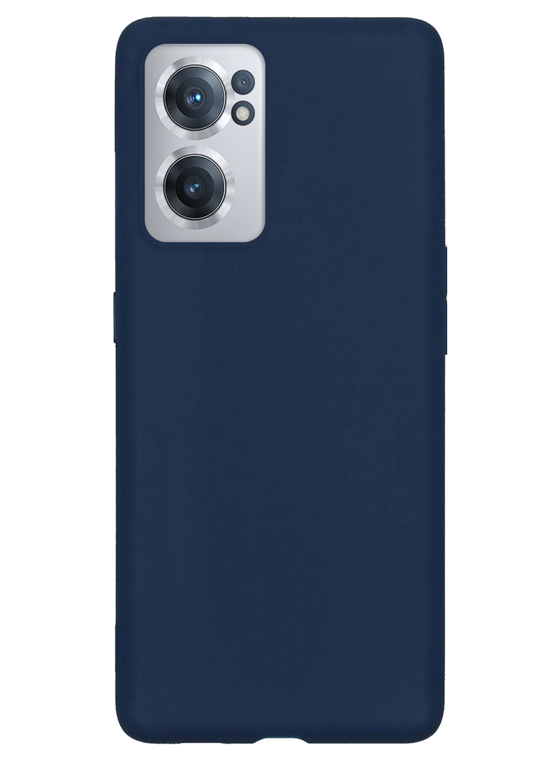 Nomfy Hoesje Geschikt voor OnePlus Nord CE 2 Hoesje Siliconen Cover Case - Hoes Geschikt voor OnePlus Nord CE 2 Hoes Back Case - Donkerblauw