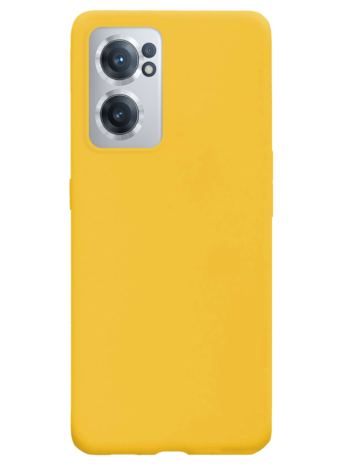Nomfy Hoesje Geschikt voor OnePlus Nord CE 2 Hoesje Siliconen Cover Case - Hoes Geschikt voor OnePlus Nord CE 2 Hoes Back Case - Geel