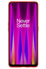 Nomfy Hoesje Geschikt voor OnePlus Nord CE 2 Hoesje Siliconen Cover Case - Hoes Geschikt voor OnePlus Nord CE 2 Hoes Back Case - Rood