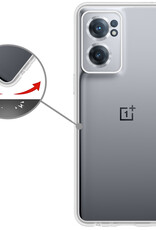 Nomfy Hoesje Geschikt voor OnePlus Nord CE 2 Hoesje Siliconen Cover Case - Hoes Geschikt voor OnePlus Nord CE 2 Hoes Back Case - Transparant