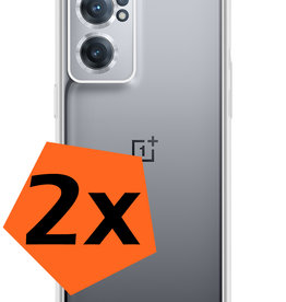 Nomfy Nomfy OnePlus Nord CE 2 Hoesje Siliconen - Transparant - 2 PACK
