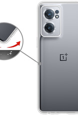 Nomfy Hoesje Geschikt voor OnePlus Nord CE 2 Hoesje Siliconen Cover Case - Hoes Geschikt voor OnePlus Nord CE 2 Hoes Back Case - 2-PACK - Transparant
