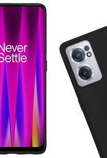 Nomfy Hoesje Geschikt voor OnePlus Nord CE 2 Hoesje Siliconen Cover Case - Hoes Geschikt voor OnePlus Nord CE 2 Hoes Back Case - 2-PACK - Zwart