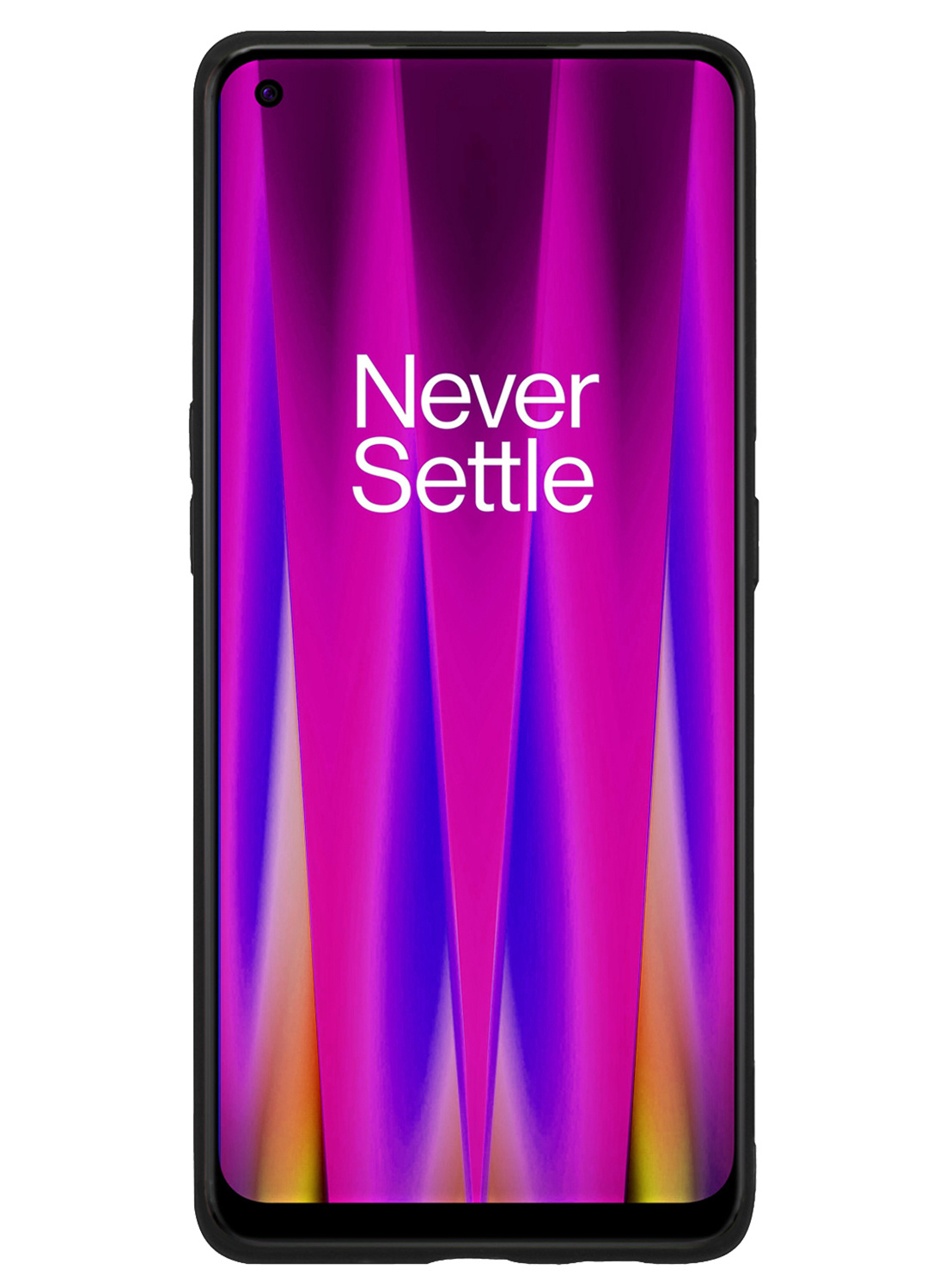 Nomfy Hoesje Geschikt voor OnePlus Nord CE 2 Hoesje Siliconen Cover Case - Hoes Geschikt voor OnePlus Nord CE 2 Hoes Back Case - 2-PACK - Zwart
