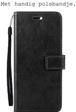BASEY. Hoes Geschikt voor OnePlus Nord CE 2 Hoesje Bookcase Hoes Flip Case Book Cover - Hoesje Geschikt voor OnePlus Nord CE 2 Hoes Book Case Hoesje - Zwart