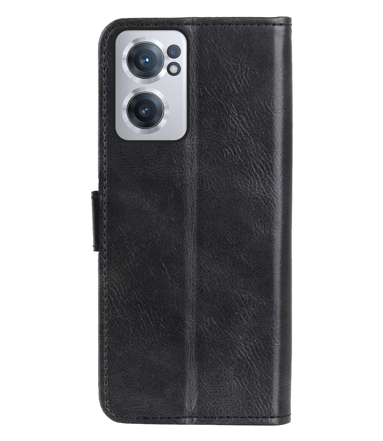 BASEY. Hoes Geschikt voor OnePlus Nord CE 2 Hoesje Bookcase Hoes Flip Case Book Cover - Hoesje Geschikt voor OnePlus Nord CE 2 Hoes Book Case Hoesje - Zwart