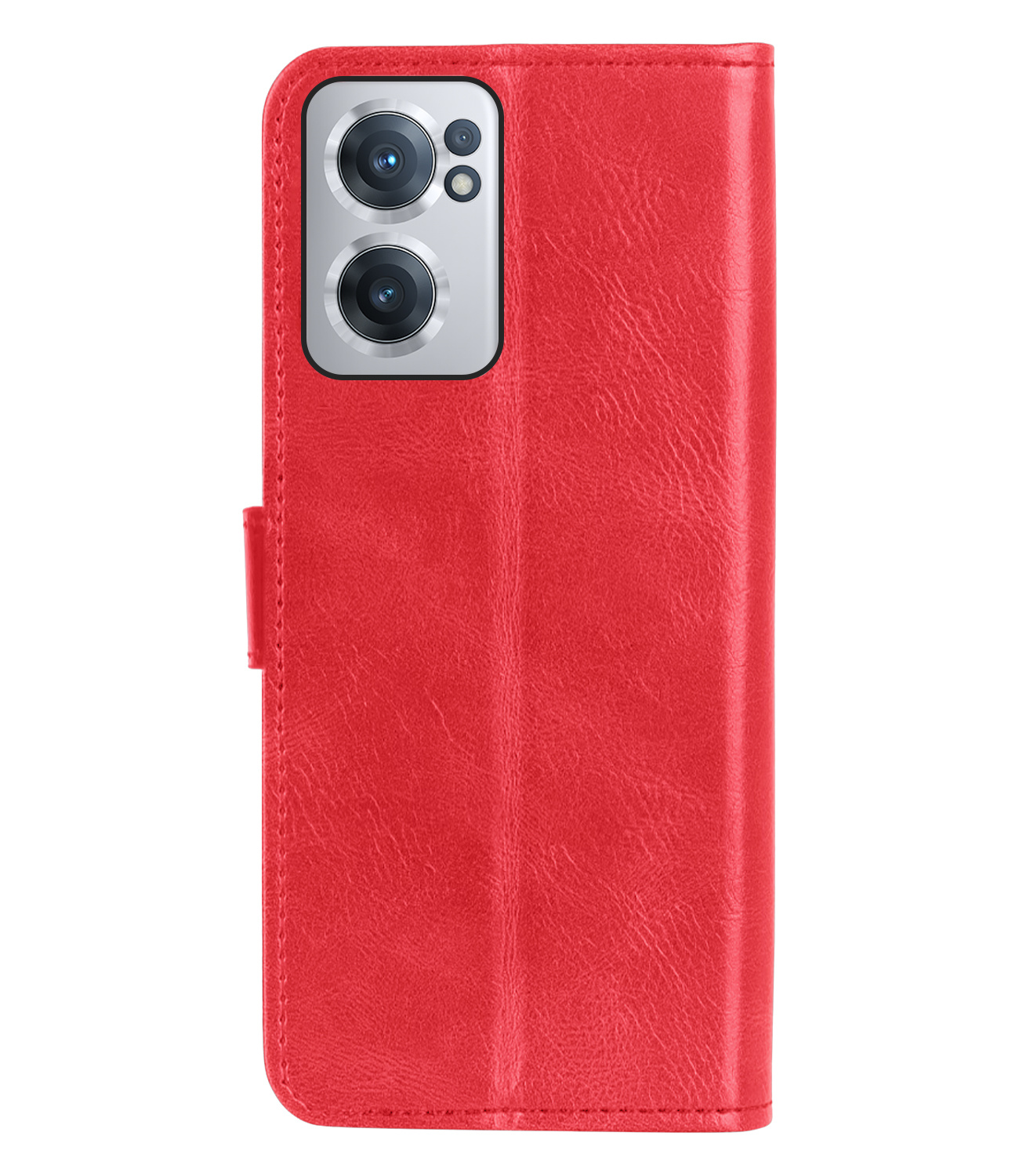NoXx OnePlus Nord CE 2 Hoesje Book Case Hoes Flip Cover Bookcase - Rood