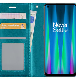 NoXx NoXx OnePlus Nord CE 2 Hoesje Bookcase - Turquoise