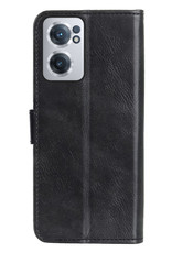 Nomfy Hoesje Geschikt voor OnePlus Nord CE 2 Hoes Bookcase Flipcase Book Cover - Hoes Geschikt voor OnePlus Nord CE 2 Hoesje Book Case - Zwart