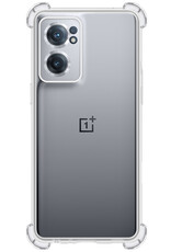 BASEY. Hoes Geschikt voor OnePlus Nord CE 2 Hoesje Shock Proof Case Hoes Siliconen Met Screenprotector - Hoesje Geschikt voor OnePlus Nord CE 2 Hoes Cover Shockproof - Transparant
