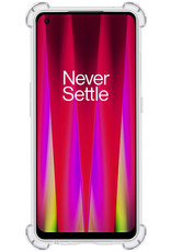BASEY. Hoes Geschikt voor OnePlus Nord CE 2 Hoesje Shock Proof Case Hoes Siliconen Met Screenprotector - Hoesje Geschikt voor OnePlus Nord CE 2 Hoes Cover Shockproof - Transparant