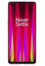 BASEY. Hoes Geschikt voor OnePlus Nord CE 2 Hoesje Siliconen Back Cover Case Met Screenprotector - Hoesje Geschikt voor OnePlus Nord CE 2 Hoes Cover Hoesje - Lichtroze