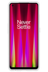 BASEY. Hoes Geschikt voor OnePlus Nord CE 2 Hoesje Siliconen Back Cover Case Met Screenprotector - Hoesje Geschikt voor OnePlus Nord CE 2 Hoes Cover Hoesje - Transparant