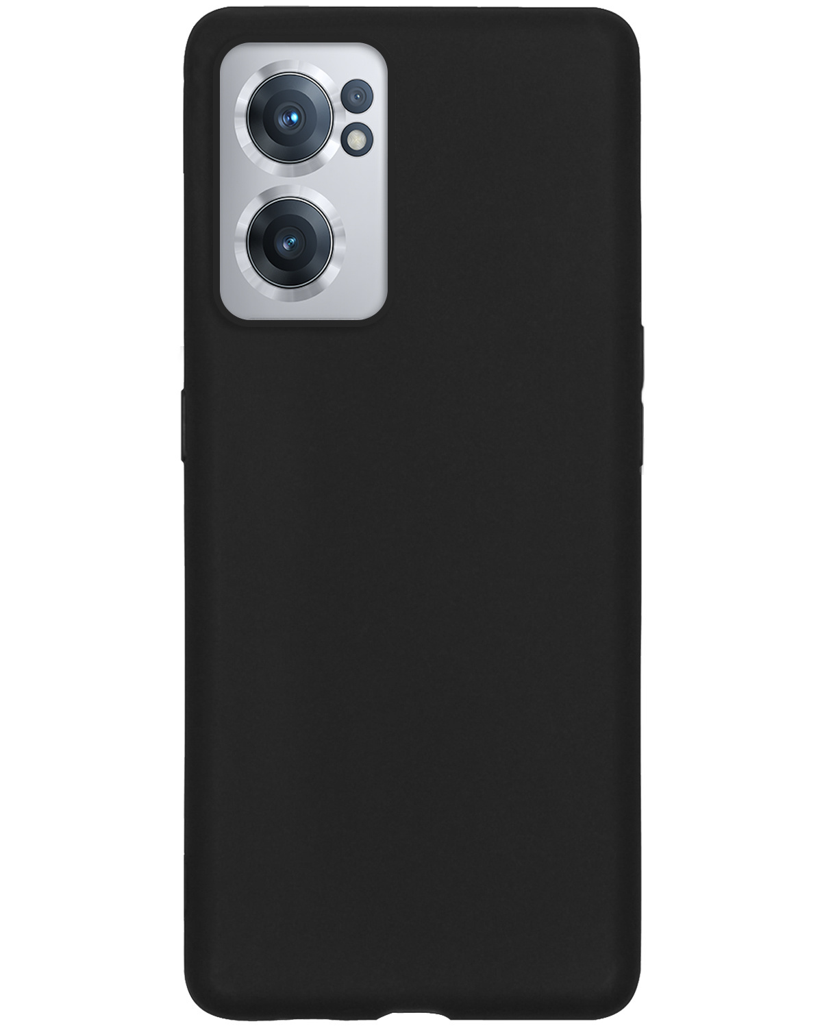 BASEY. Hoes Geschikt voor OnePlus Nord CE 2 Hoesje Siliconen Back Cover Case Met 2x Screenprotector - Hoesje Geschikt voor OnePlus Nord CE 2 Hoes Cover Hoesje - Zwart