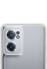 NoXx Hoes Geschikt voor OnePlus Nord CE 2 Hoesje Cover Siliconen Back Case Hoes Met 2x Screenprotector - Transparant