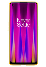 Nomfy Hoesje Geschikt voor OnePlus Nord CE 2 Hoesje Siliconen Cover Case Met Screenprotector - Hoes Geschikt voor OnePlus Nord CE 2 Hoes Back Case - Geel