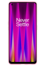 Nomfy Hoesje Geschikt voor OnePlus Nord CE 2 Hoesje Siliconen Cover Case Met Screenprotector - Hoes Geschikt voor OnePlus Nord CE 2 Hoes Back Case - Roze