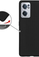 Nomfy Hoesje Geschikt voor OnePlus Nord CE 2 Hoesje Siliconen Cover Case Met Screenprotector - Hoes Geschikt voor OnePlus Nord CE 2 Hoes Back Case - Zwart