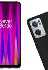 Nomfy Hoesje Geschikt voor OnePlus Nord CE 2 Hoesje Siliconen Cover Case Met 2x Screenprotector - Hoes Geschikt voor OnePlus Nord CE 2 Hoes Back Case - Zwart