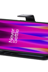 Nomfy Hoesje Geschikt voor OnePlus Nord CE 2 Hoes Bookcase Flipcase Book Cover Met Screenprotector - Hoes Geschikt voor OnePlus Nord CE 2 Hoesje Book Case - Zwart