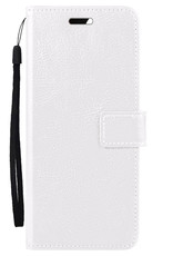 Nomfy Hoesje Geschikt voor OnePlus Nord CE 2 Hoes Bookcase Flipcase Book Cover Met 2x Screenprotector - Hoes Geschikt voor OnePlus Nord CE 2 Hoesje Book Case - Wit