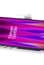 Nomfy Hoesje Geschikt voor OnePlus Nord CE 2 Hoes Bookcase Flipcase Book Cover Met 2x Screenprotector - Hoes Geschikt voor OnePlus Nord CE 2 Hoesje Book Case - Wit