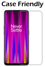 Nomfy Hoesje Geschikt voor OnePlus Nord CE 2 Hoes Bookcase Flipcase Book Cover Met Screenprotector - Hoes Geschikt voor OnePlus Nord CE 2 Hoesje Book Case - Rosé goud