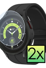 Samsung Galaxy Watch5 Pro 45 mm Screenprotector Tempered Glass Gehard Glas - 2 PACK