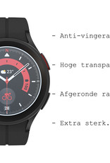 BASEY. Screenprotector Geschikt voor Samsung Watch 5 Pro 45 mm Screenprotector Tempered Glass Beschermglas - Screenprotector Geschikt voor Samsung Galaxy Watch 5 Pro (45 mm) Screen Protector