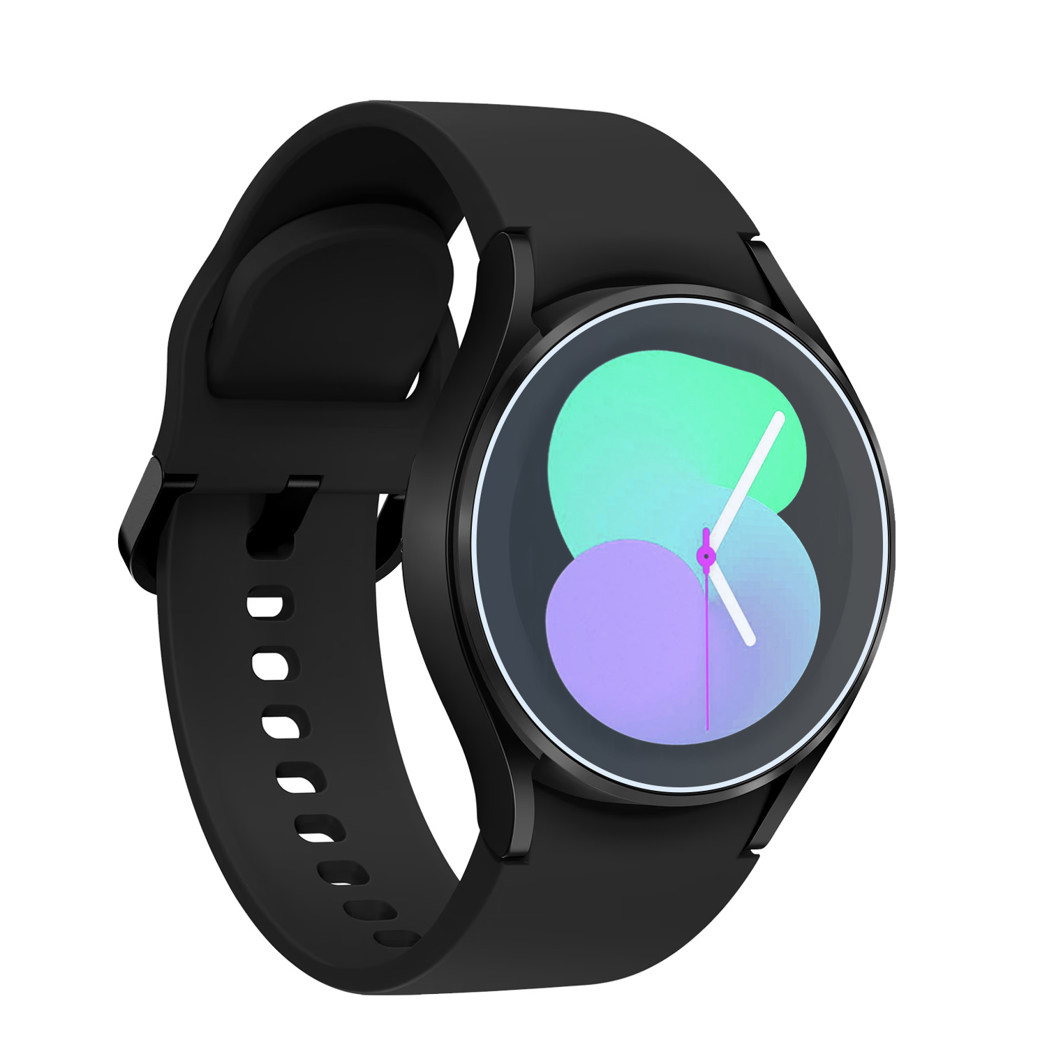 Nomfy Screenprotector Geschikt voor Samsung Watch 5 44 mm Screenprotector Bescherm Glas - Screen Protector Geschikt voor Samsung Galaxy Watch 5 (44 mm) Screenprotector Tempered Glass