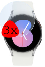 BASEY. Screenprotector Geschikt voor Samsung Watch 5 44 mm Screenprotector Tempered Glass Beschermglas - Screenprotector Geschikt voor Samsung Galaxy Watch 5 (44 mm) Screen Protector - 3 Stuks