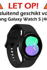 Nomfy Screenprotector Geschikt voor Samsung Watch 5 40 mm Screenprotector Bescherm Glas - Screen Protector Geschikt voor Samsung Galaxy Watch 5 (40 mm) Screenprotector Tempered Glass - 3 PACK
