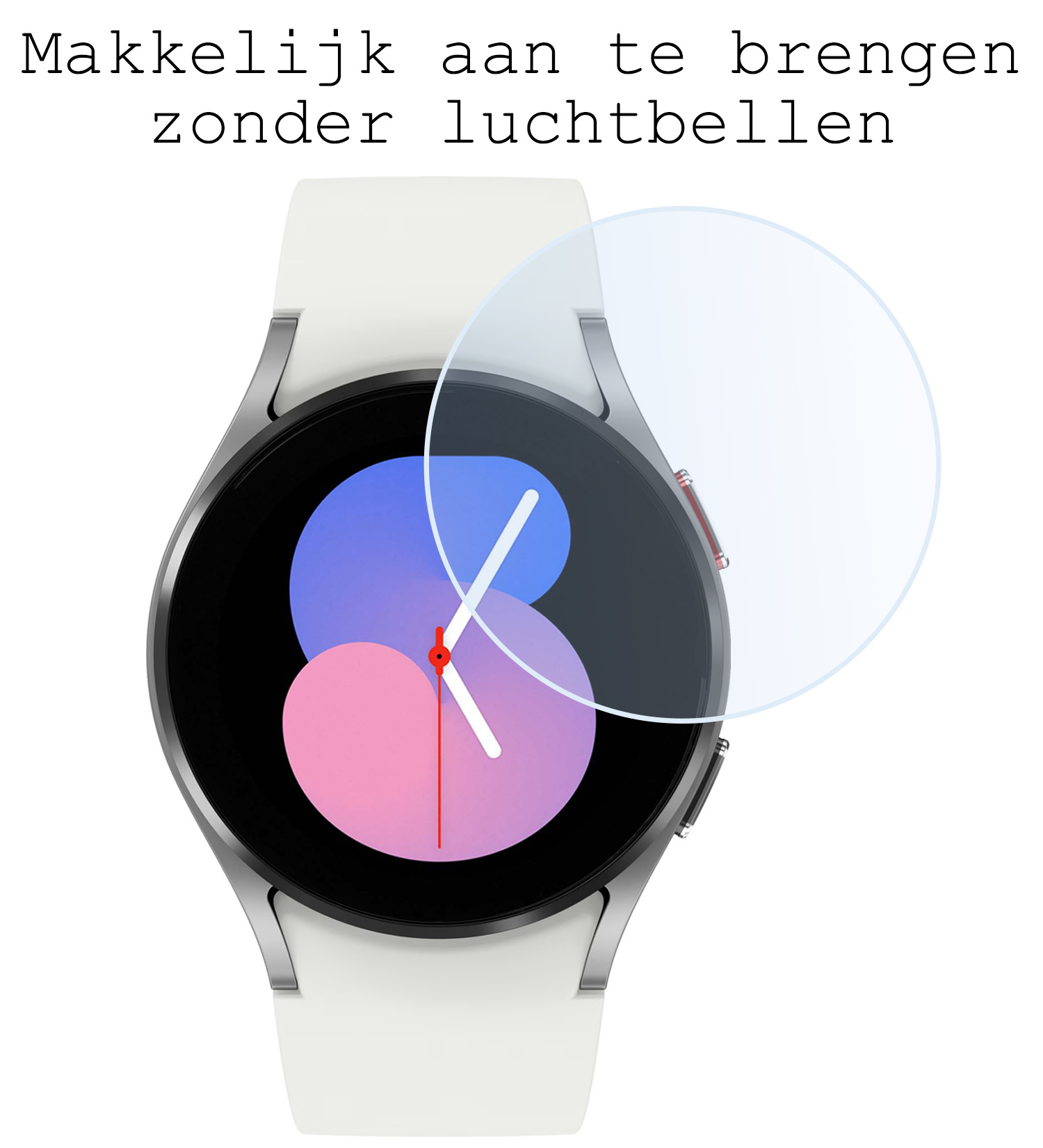 BASEY. Screenprotector Geschikt voor Samsung Watch 5 40 mm Screenprotector Tempered Glass Beschermglas - Screenprotector Geschikt voor Samsung Galaxy Watch 5 (40 mm) Screen Protector - 2 Stuks