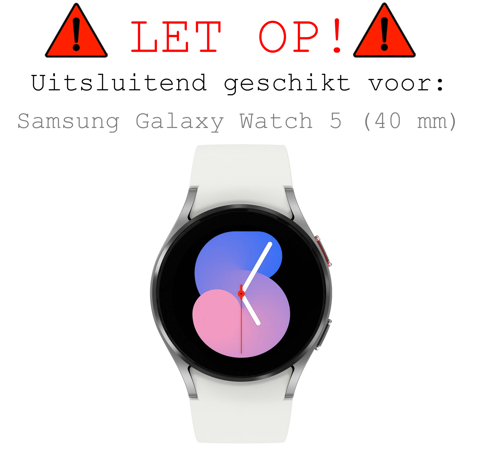 BASEY. Screenprotector Geschikt voor Samsung Watch 5 40 mm Screenprotector Tempered Glass Beschermglas - Screenprotector Geschikt voor Samsung Galaxy Watch 5 (40 mm) Screen Protector