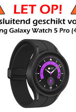 Nomfy Screenprotector Geschikt voor Samsung Watch 5 Pro 45 mm Screenprotector Bescherm Glas - Screen Protector Geschikt voor Samsung Galaxy Watch 5 Pro (45 mm) Screenprotector Tempered Glass - 2 PACK