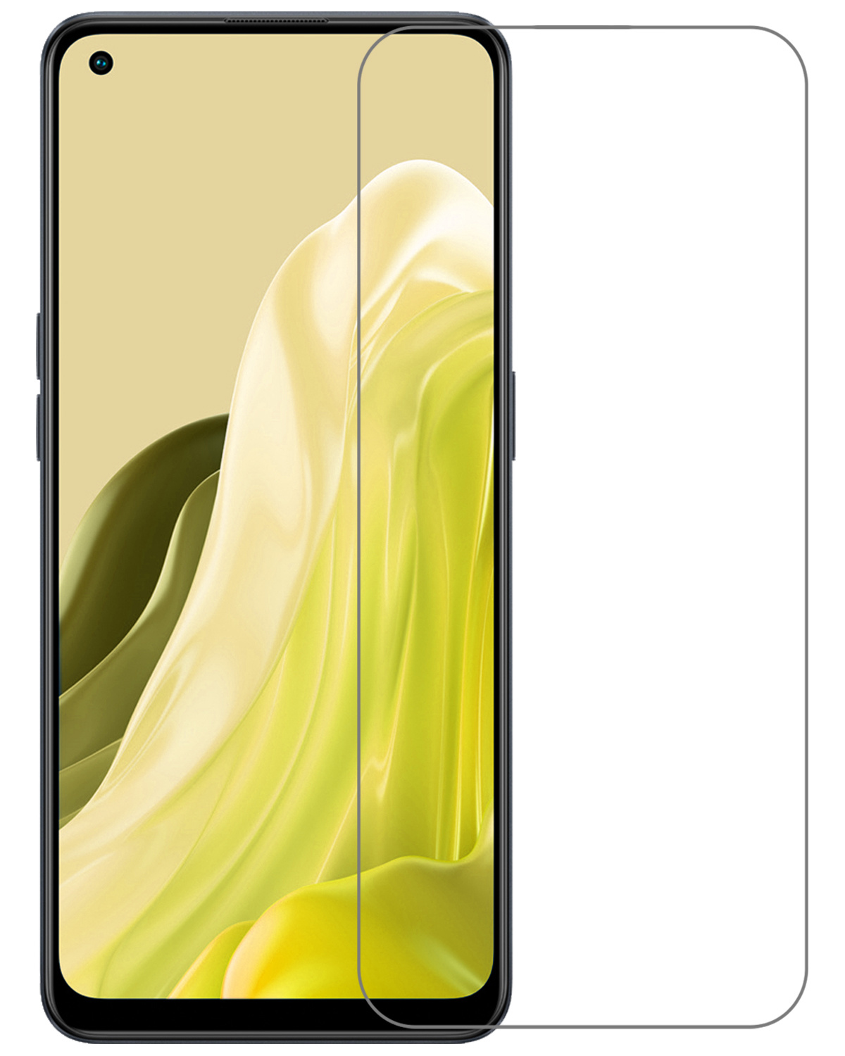 BASEY. Screenprotector Geschikt voor OPPO Reno 7 Screenprotector Tempered Glass - Screenprotector Geschikt voor OPPO Reno 7 Beschermglas Screen Protector Glas