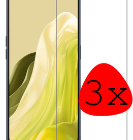 BASEY. BASEY. Oppo Reno7 Screenprotector Glas - 3 PACK