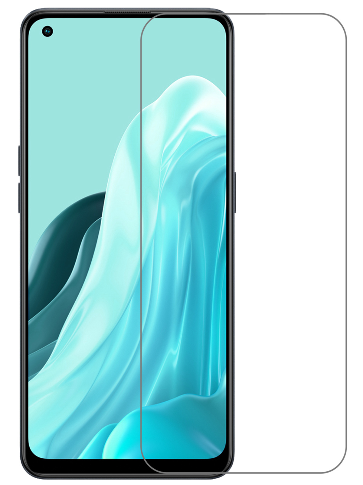 NoXx Screenprotector Geschikt voor OPPO Reno 7 Screenprotector Tempered Glass Gehard Glas Beschermglas