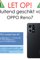 NoXx Oppo Reno7 Screenprotector Tempered Glass Gehard Glas Beschermglas - 2x