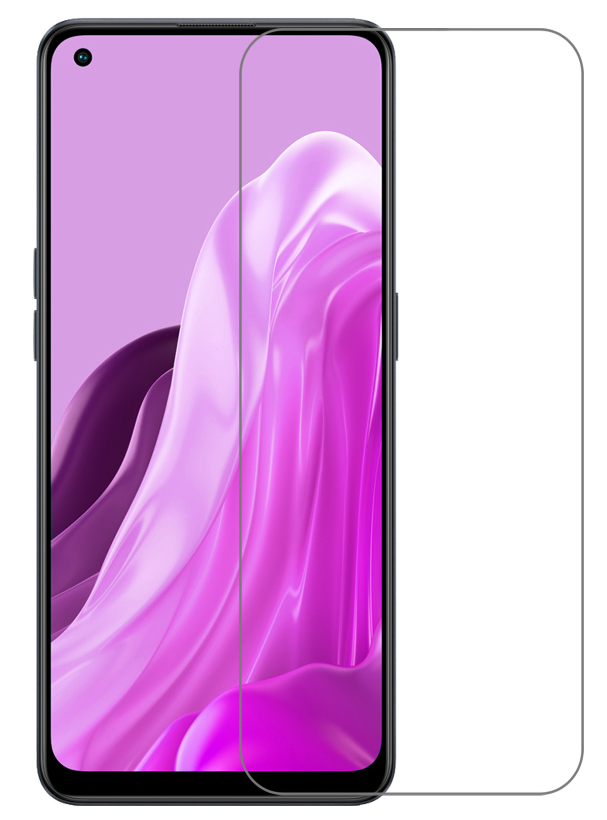 Nomfy Screenprotector Geschikt voor OPPO Reno 7 Screenprotector Bescherm Glas Tempered Glass - Screenprotector Geschikt voor OPPO Reno 7 Screen Protector