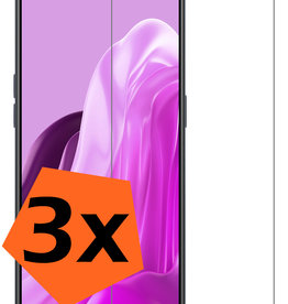Nomfy Nomfy Oppo Reno7 Screenprotector Glas - 3 PACK