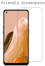 BASEY. Screenprotector Geschikt voor OPPO Reno 8 Lite Screenprotector Tempered Glass - Screenprotector Geschikt voor OPPO Reno 8 Lite Beschermglas Screen Protector Glas - 2 Stuks