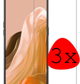 BASEY. BASEY. Oppo Reno8 Lite Screenprotector Glas - 3 PACK