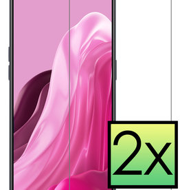 NoXx NoXx Oppo Reno8 Lite Screenprotector Glas - 2 PACK