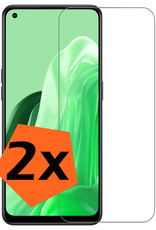 Nomfy Screenprotector Geschikt voor OPPO Reno 8 Lite Screenprotector Bescherm Glas Tempered Glass - Screenprotector Geschikt voor OPPO Reno 8 Lite Screen Protector - 2 PACK