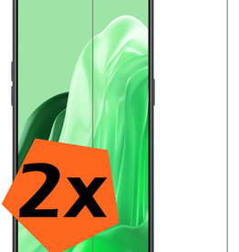 Nomfy Nomfy Oppo Reno8 Lite Screenprotector Glas - 2 PACK