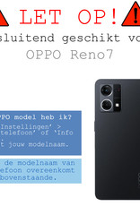BASEY. Hoes Geschikt voor OPPO Reno 7 Hoesje Shock Proof Case Hoes Siliconen - Hoesje Geschikt voor OPPO Reno 7 Hoes Cover Shockproof - Transparant