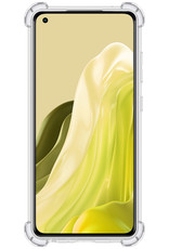 BASEY. Hoes Geschikt voor OPPO Reno 7 Hoesje Shock Proof Case Hoes Siliconen - Hoesje Geschikt voor OPPO Reno 7 Hoes Cover Shockproof - Transparant